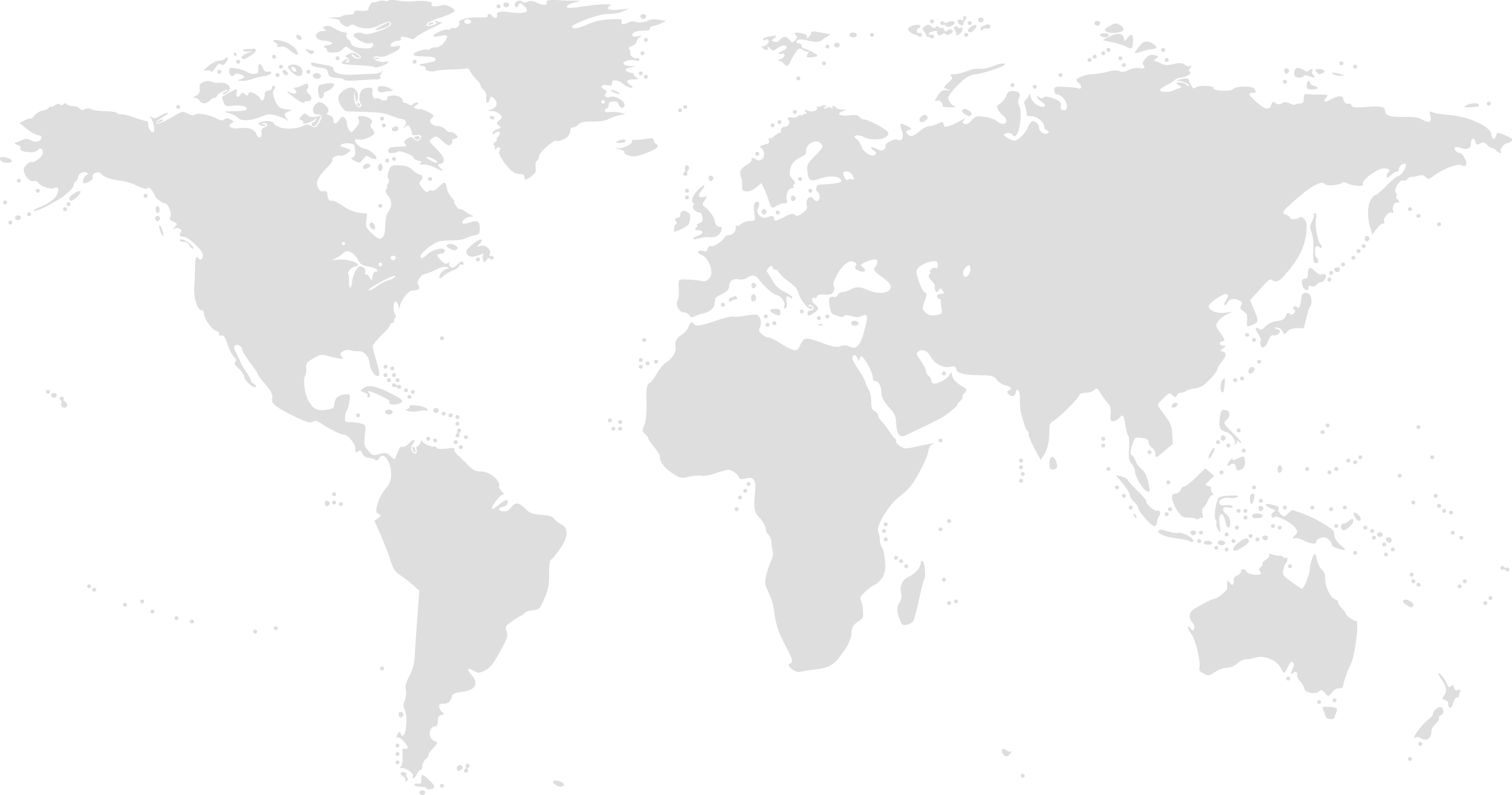 World map showing TKH Global Group's operating reach across Asia, the Americas, Europe, the Middle East and Africa